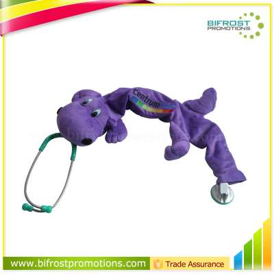 Hippo Customized Soft Plush Animal Stethoscope Cover