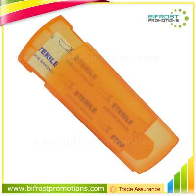 Plastic Box Packaging Custom Printed Band Aid Dispenser